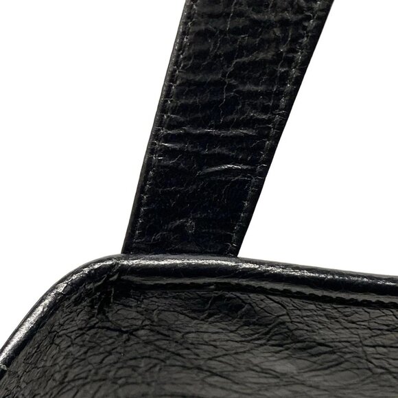 Auth BALENCIAGA Shopper Garment Tote Bag 811607 Black Lambskin - Tote Bag - Picture 10 of 16